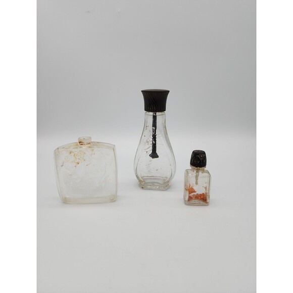 Old Bottles Coty France Square Bottle, Cutex Nail Polish, Odo Ro Do Bottle - Picture 3 of 12